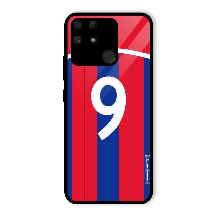 Number 9 Jersey Glass Back Case for Realme Narzo 50A