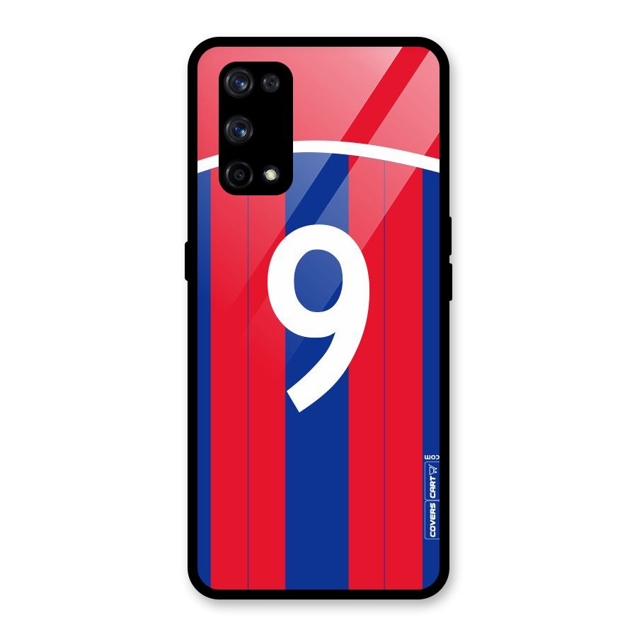 Number 9 Jersey Glass Back Case for Realme X7 Pro