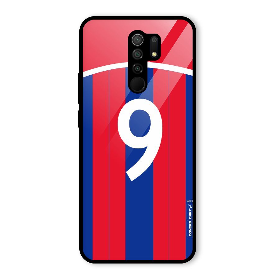 Number 9 Jersey Glass Back Case for Redmi 9 Prime
