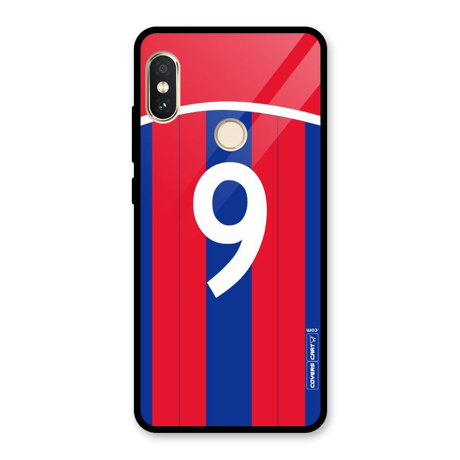 Number 9 Jersey Glass Back Case for Redmi Note 5 Pro