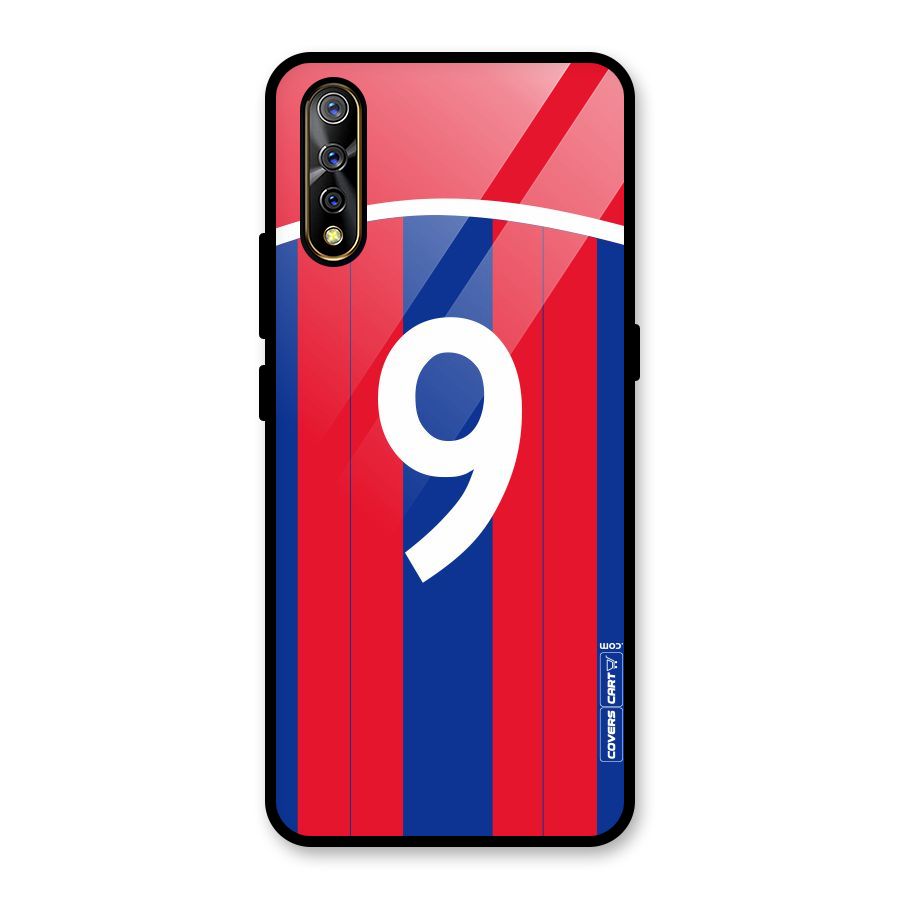 Number 9 Jersey Glass Back Case for Vivo S1