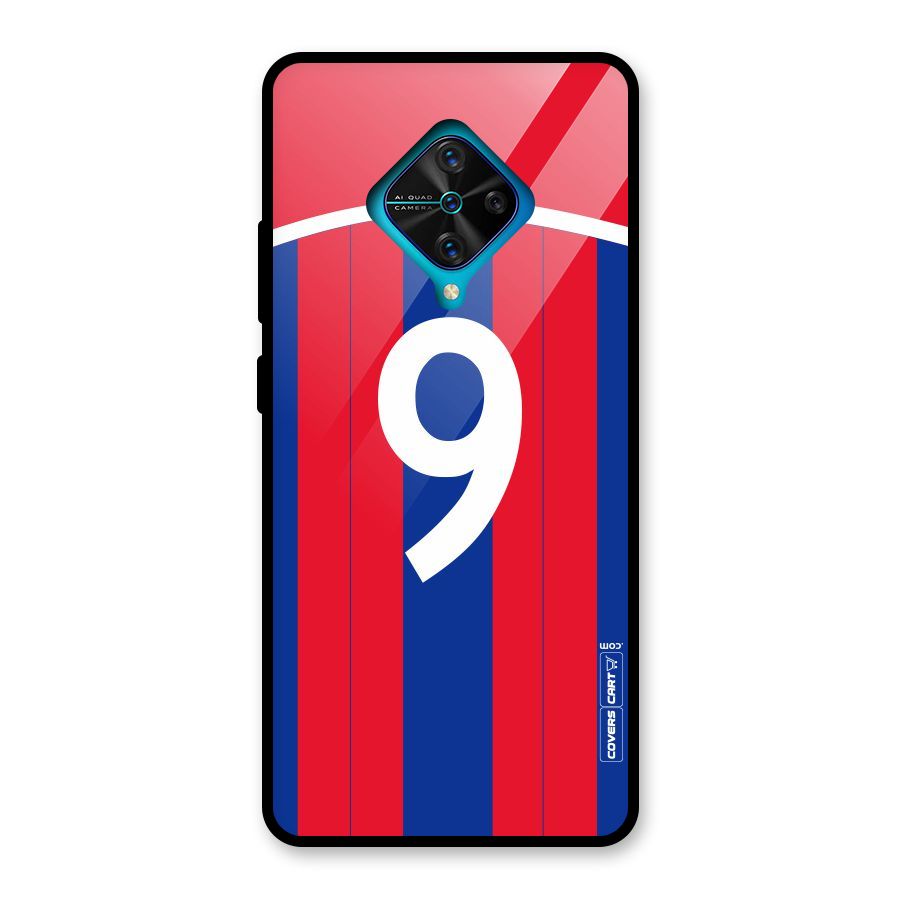 Number 9 Jersey Glass Back Case for Vivo S1 Pro