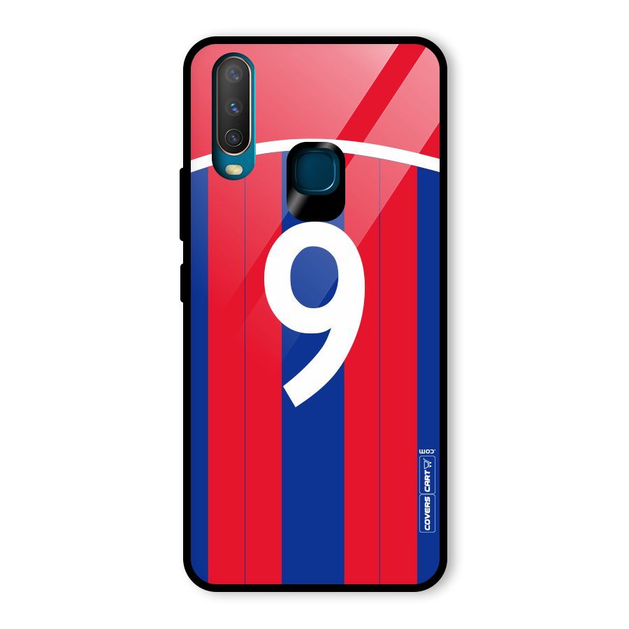 Number 9 Jersey Glass Back Case for Vivo U10