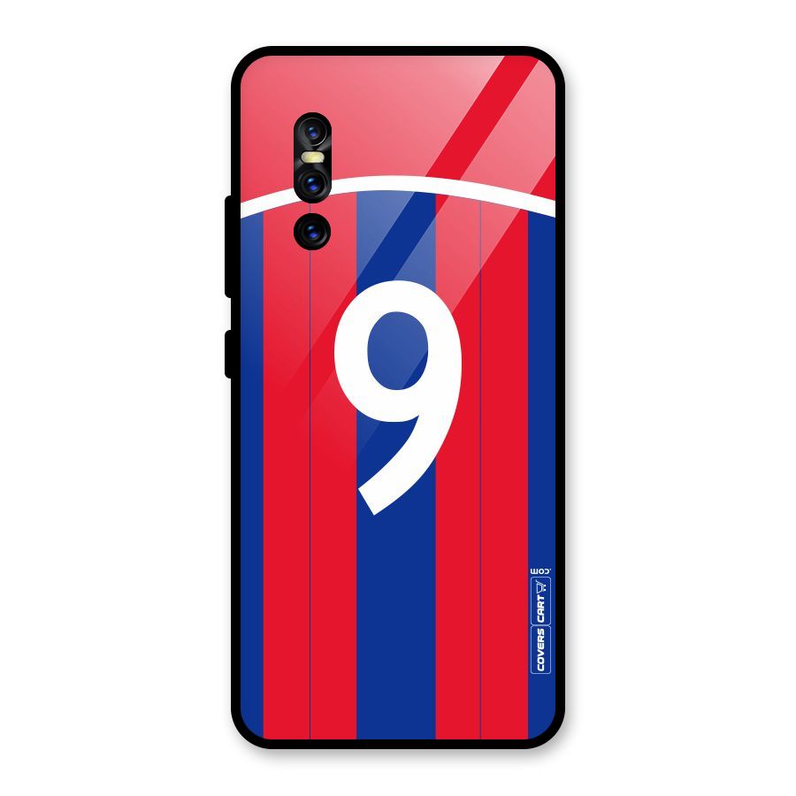 Number 9 Jersey Glass Back Case for Vivo V15 Pro