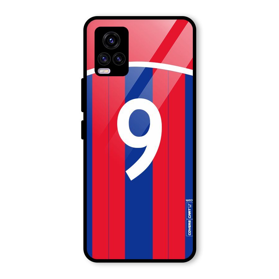 Number 9 Jersey Glass Back Case for Vivo V20