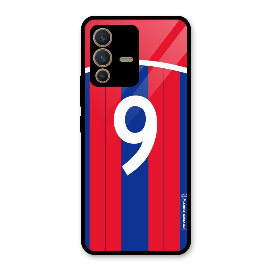 Number 9 Jersey Glass Back Case for Vivo V23 5G