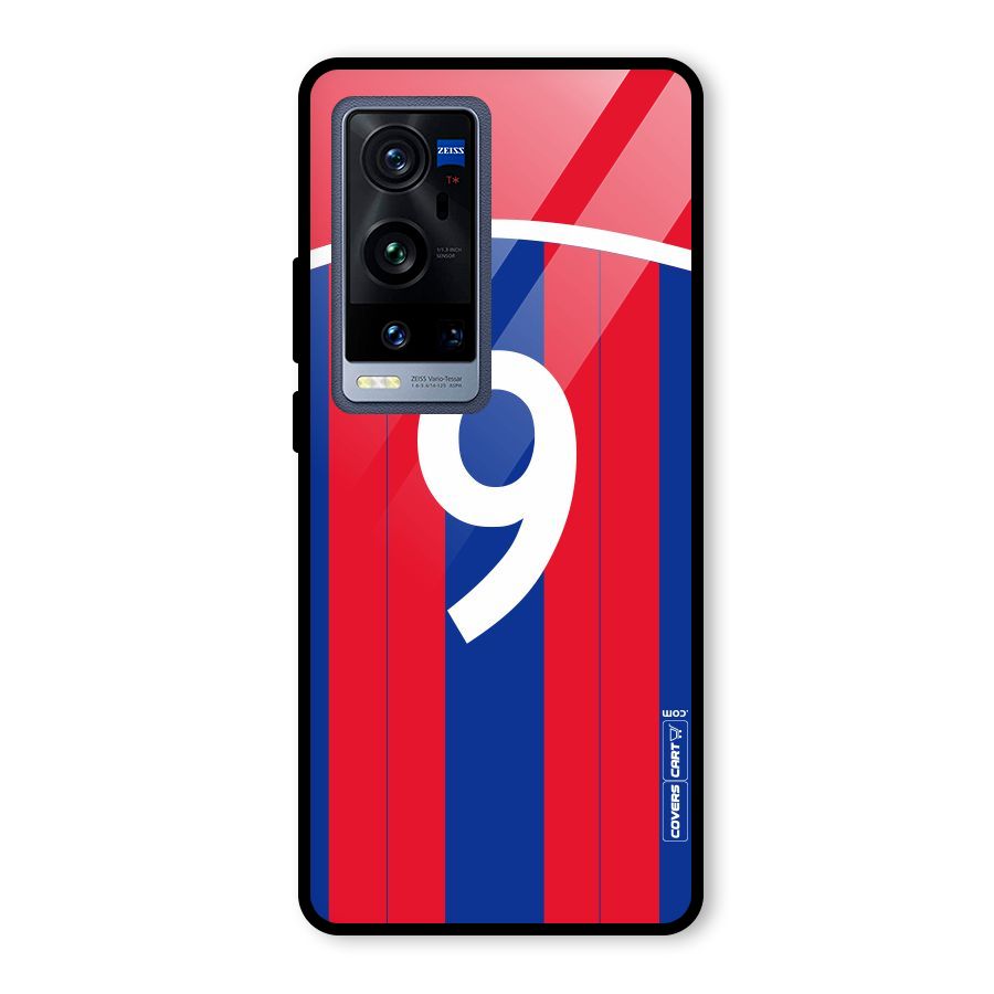 Number 9 Jersey Glass Back Case for Vivo X60 Pro Plus