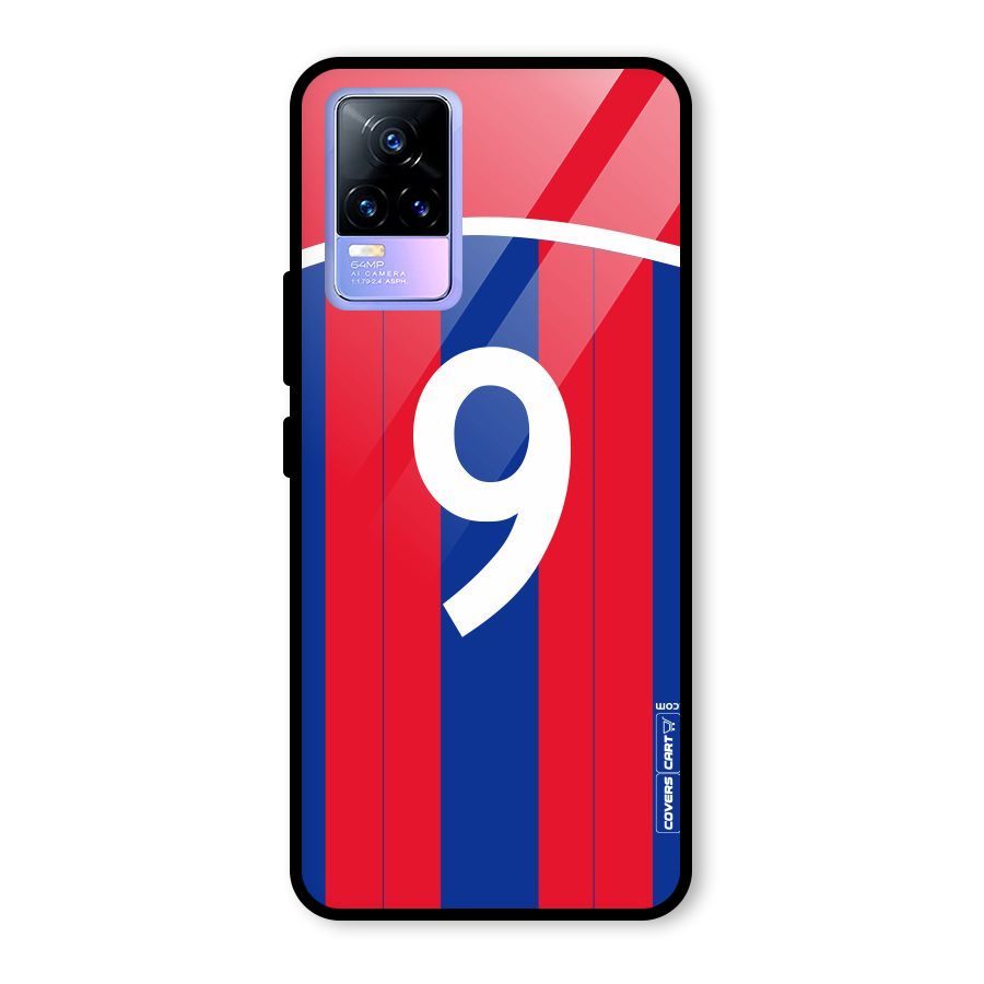 Number 9 Jersey Glass Back Case for Vivo Y73