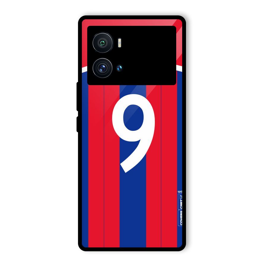 Number 9 Jersey Glass Back Case for Vivo iQOO 9 Pro