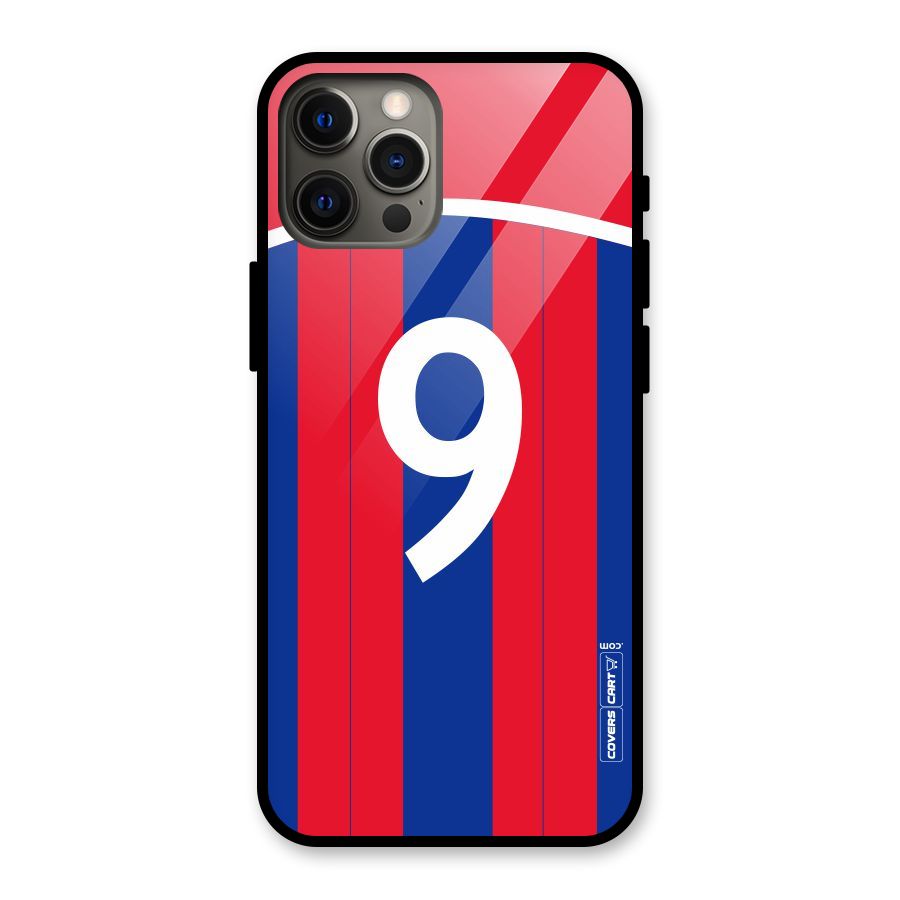 Number 9 Jersey Glass Back Case for iPhone 12 Pro Max