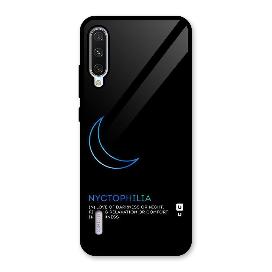 Nyctophilia Love of Darkness Glass Back Case for Mi A3