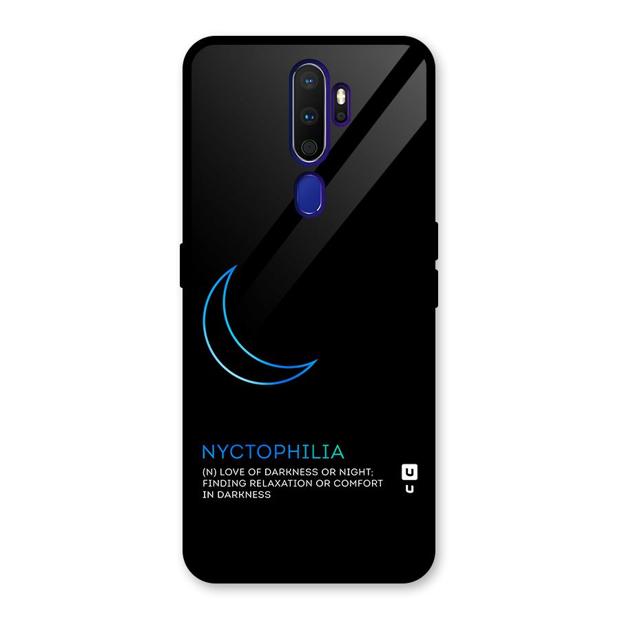 Nyctophilia Love of Darkness Glass Back Case for Oppo A9 (2020)