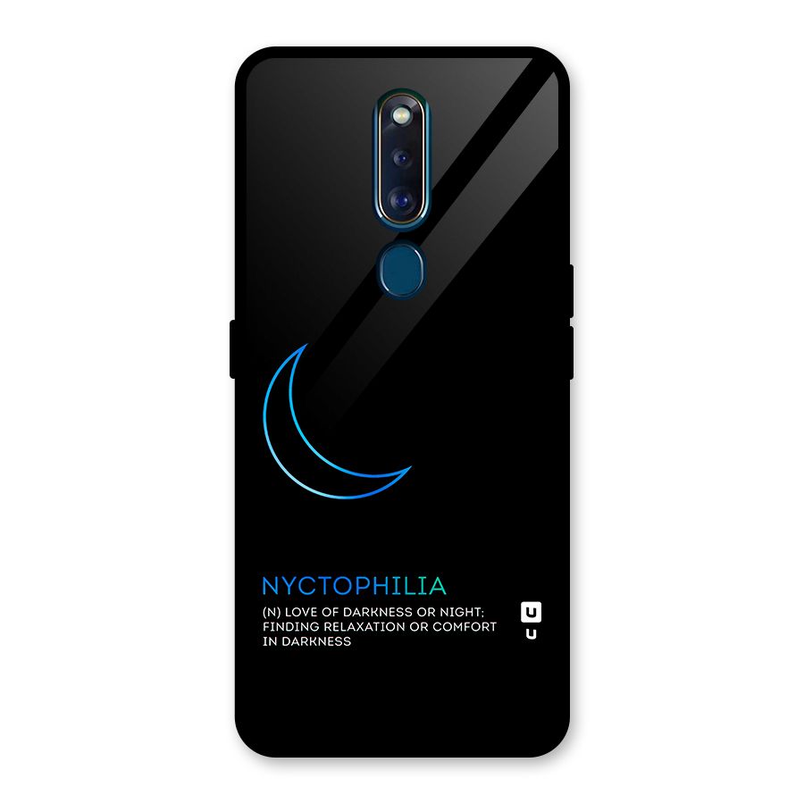 Nyctophilia Love of Darkness Glass Back Case for Oppo F11 Pro