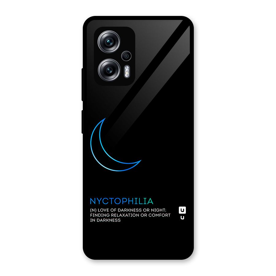 Nyctophilia Love of Darkness Glass Back Case for Redmi K50i