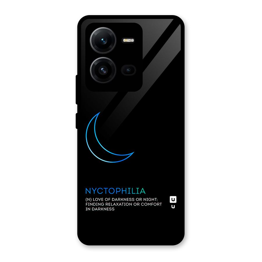 Nyctophilia Love of Darkness Glass Back Case for Vivo V25