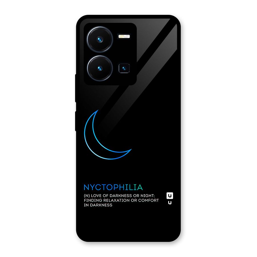 Nyctophilia Love of Darkness Glass Back Case for Vivo Y35