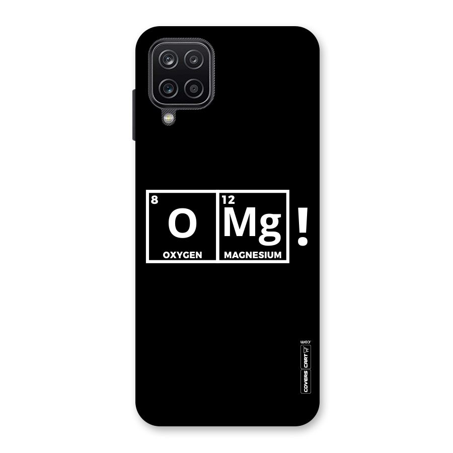 OMG Chemistry Pun Back Case for Galaxy A12