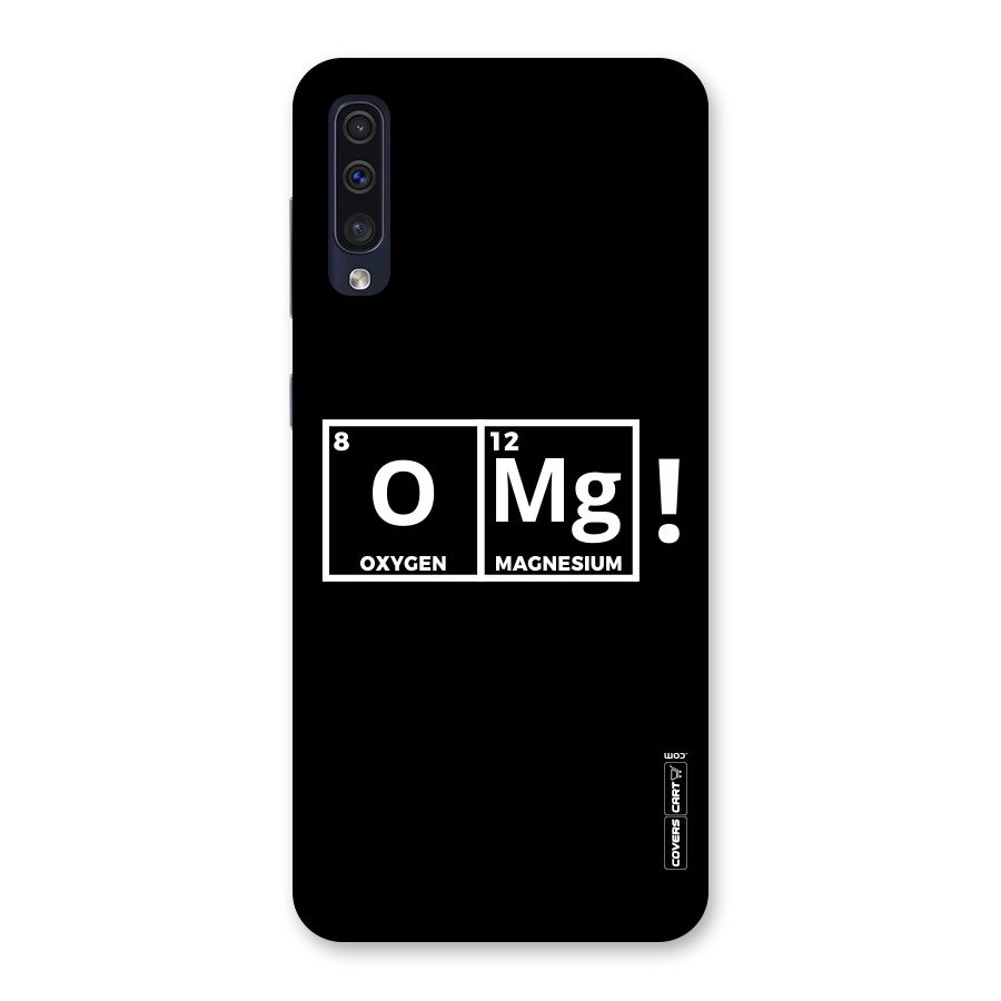 OMG Chemistry Pun Back Case for Galaxy A50s