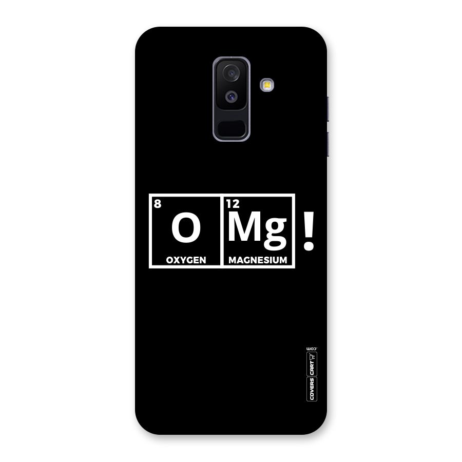 OMG Chemistry Pun Back Case for Galaxy A6 Plus