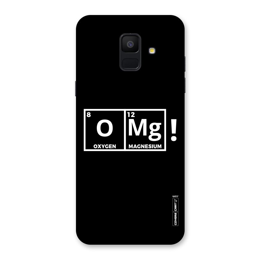 OMG Chemistry Pun Back Case for Galaxy A6 (2018)