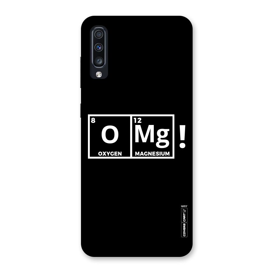 OMG Chemistry Pun Back Case for Galaxy A70