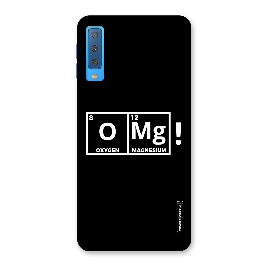 OMG Chemistry Pun Back Case for Galaxy A7 (2018)