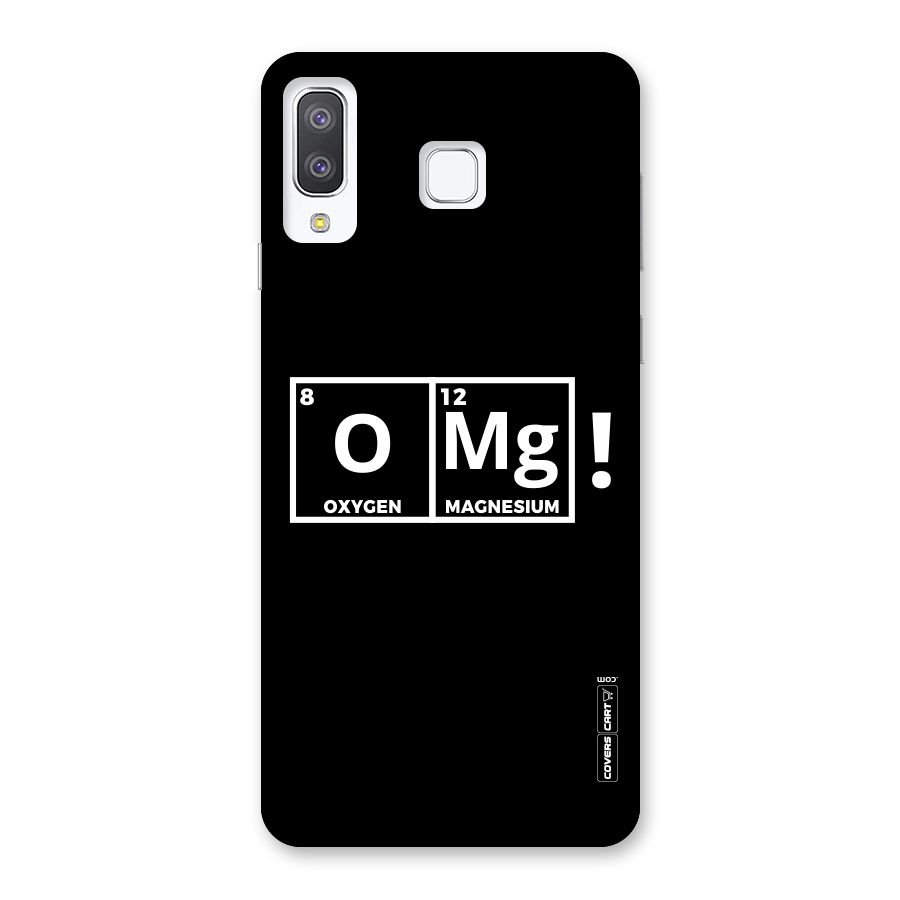 OMG Chemistry Pun Back Case for Galaxy A8 Star