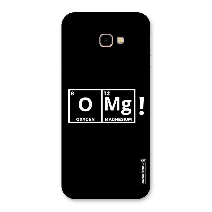 OMG Chemistry Pun Back Case for Galaxy J4 Plus