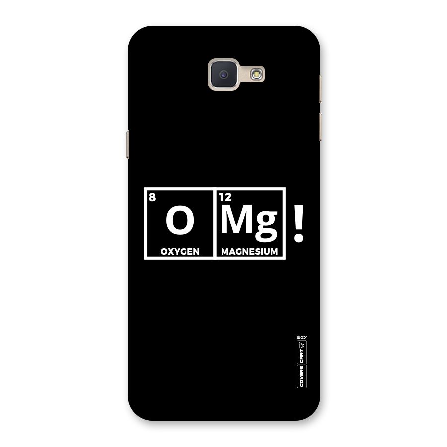 OMG Chemistry Pun Back Case for Galaxy J5 Prime
