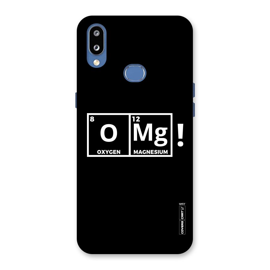 OMG Chemistry Pun Back Case for Galaxy M01s