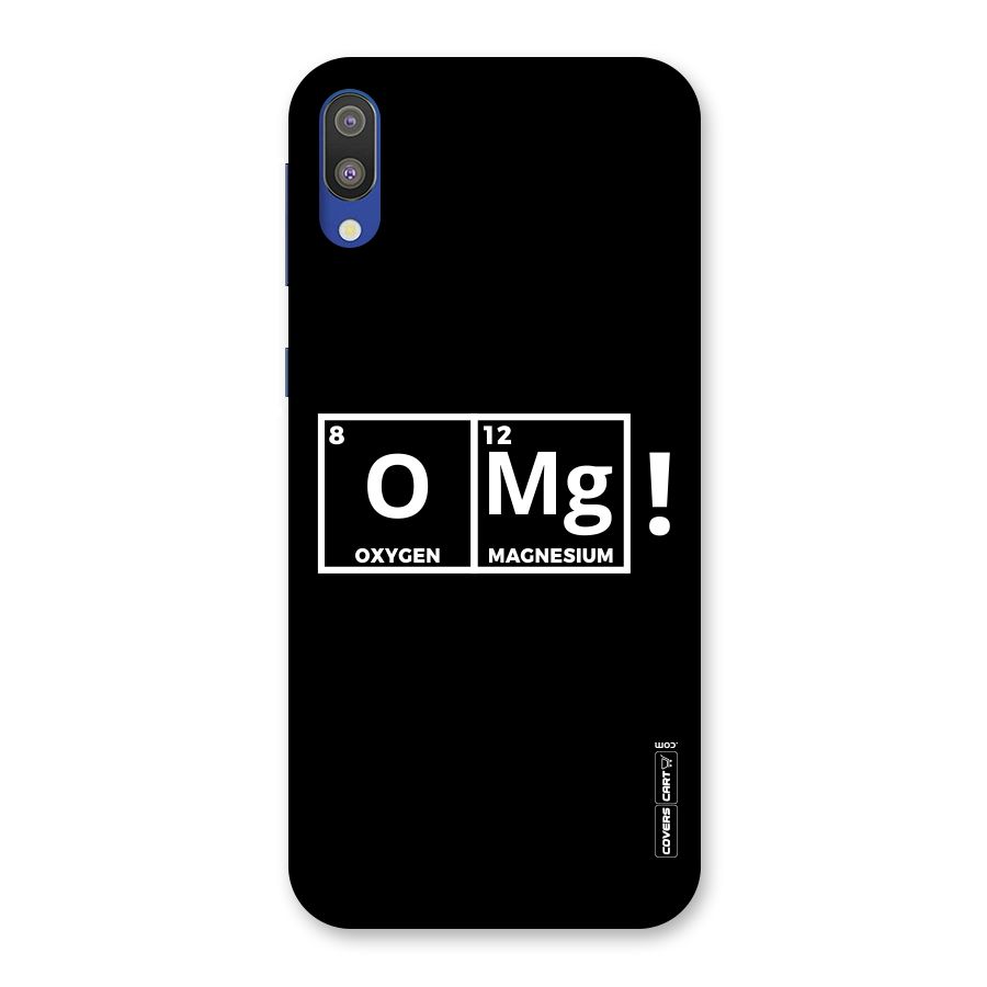 OMG Chemistry Pun Back Case for Galaxy M10