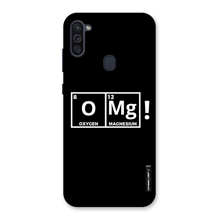 OMG Chemistry Pun Back Case for Galaxy M11