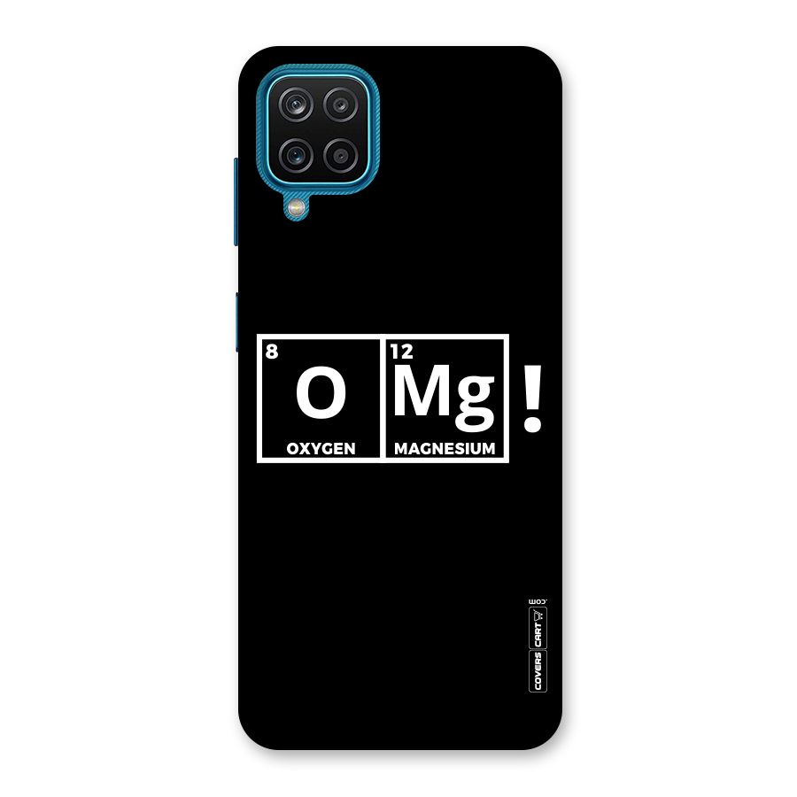 OMG Chemistry Pun Back Case for Galaxy M12