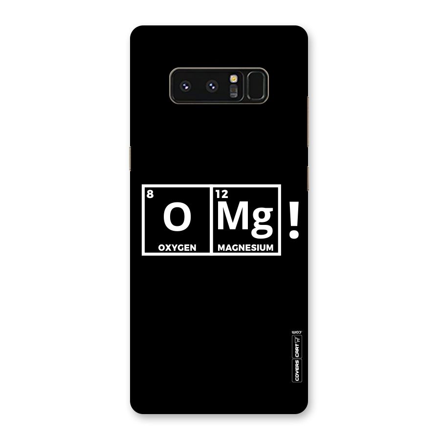 OMG Chemistry Pun Back Case for Galaxy Note 8