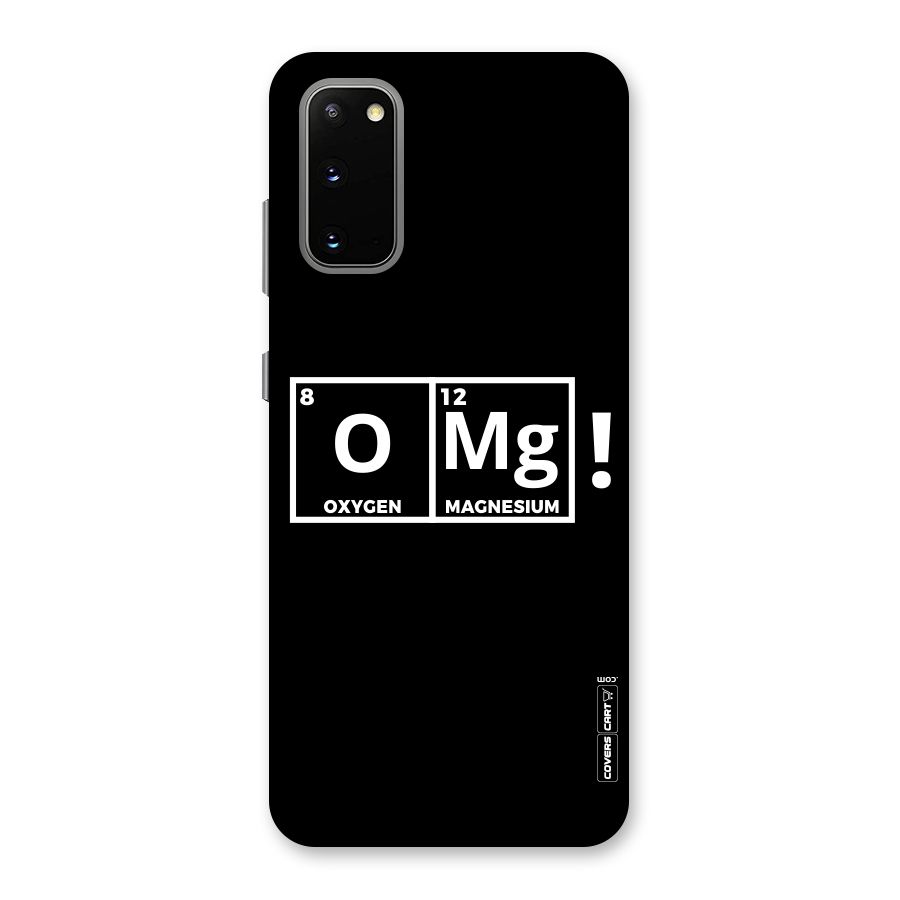 OMG Chemistry Pun Back Case for Galaxy S20