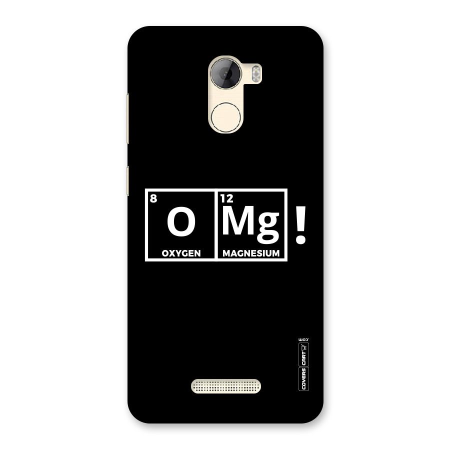 OMG Chemistry Pun Back Case for Gionee A1 LIte