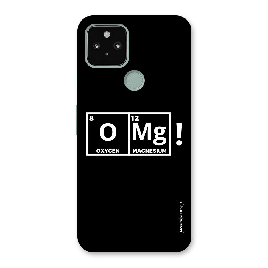OMG Chemistry Pun Back Case for Google Pixel 5