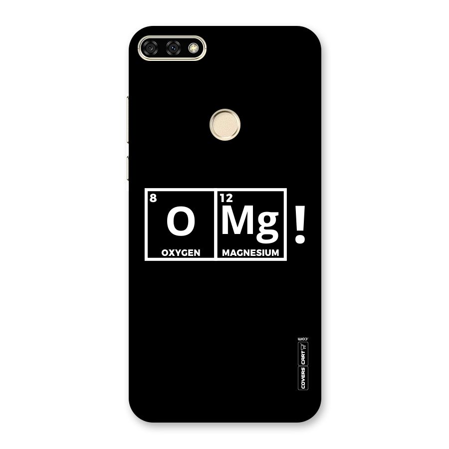 OMG Chemistry Pun Back Case for Honor 7A
