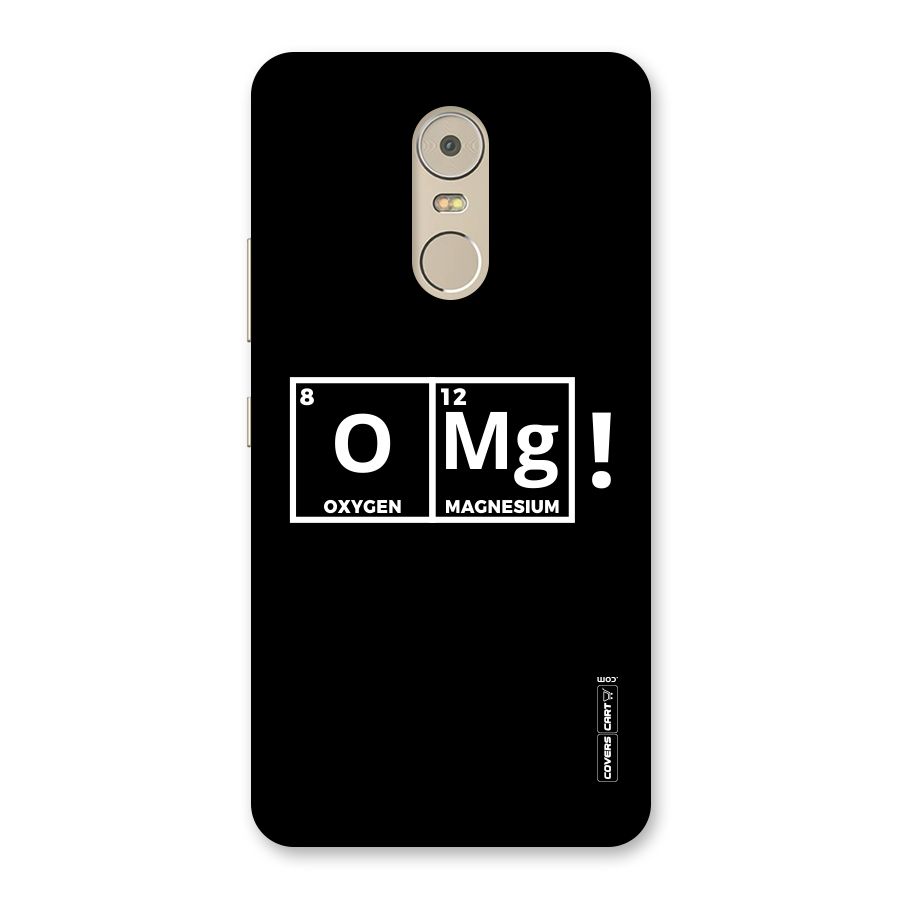 OMG Chemistry Pun Back Case for Lenovo K6 Note