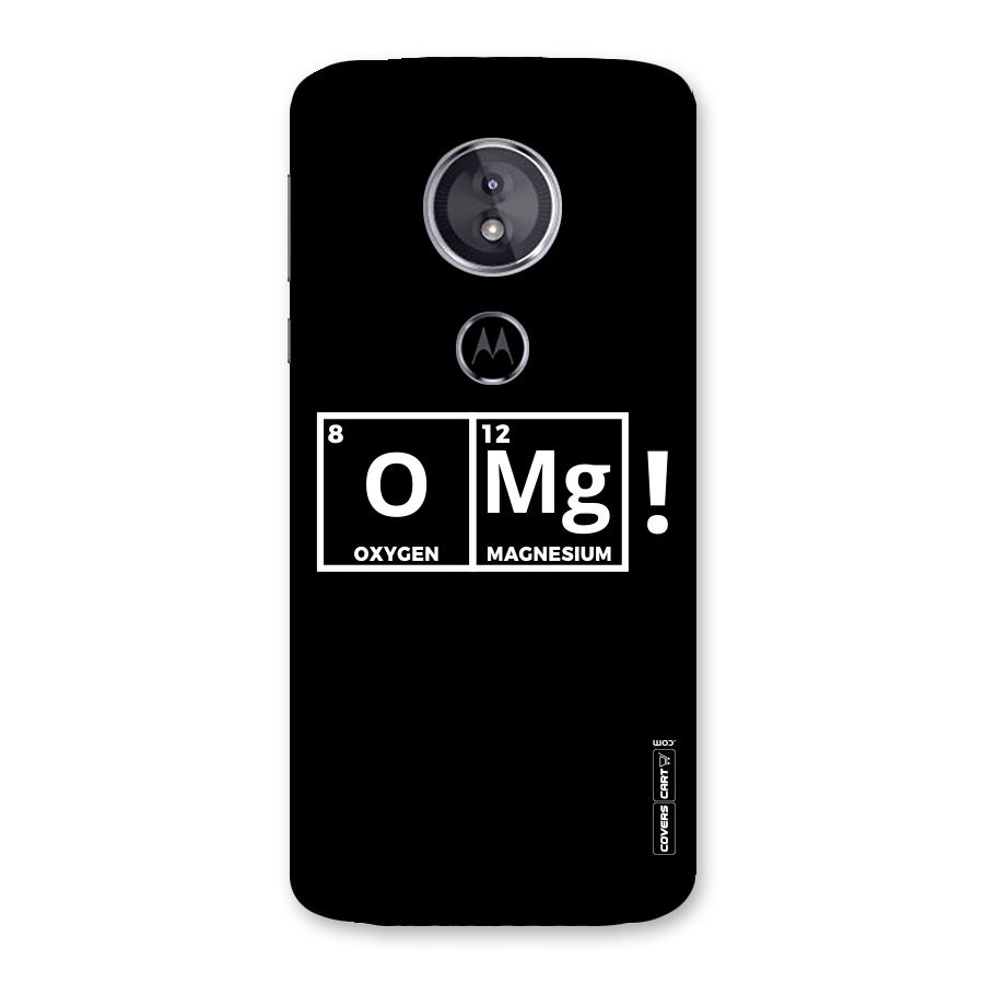 OMG Chemistry Pun Back Case for Moto E5