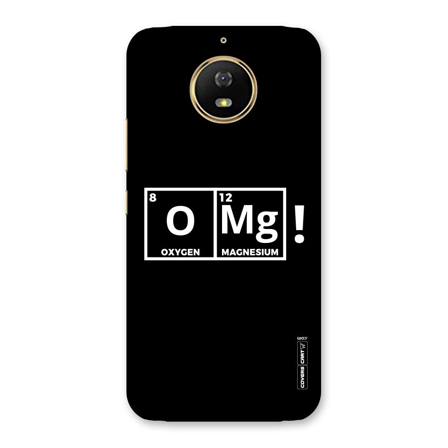 OMG Chemistry Pun Back Case for Moto G5s