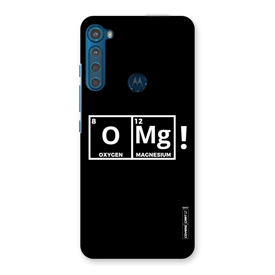 OMG Chemistry Pun Back Case for Motorola One Fusion Plus
