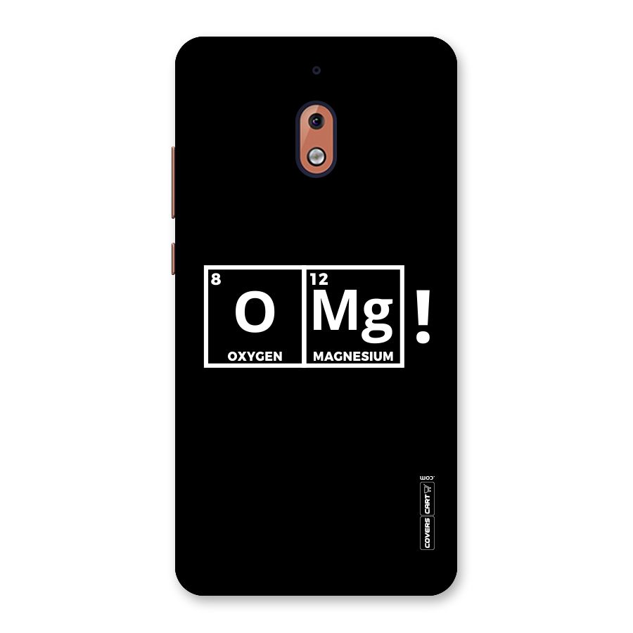 OMG Chemistry Pun Back Case for Nokia 2.1