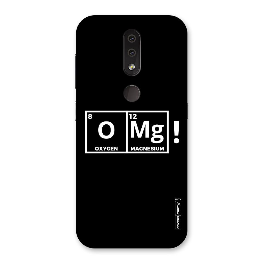OMG Chemistry Pun Back Case for Nokia 4.2