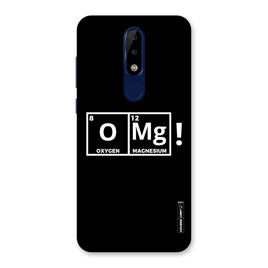 OMG Chemistry Pun Back Case for Nokia 5.1 Plus