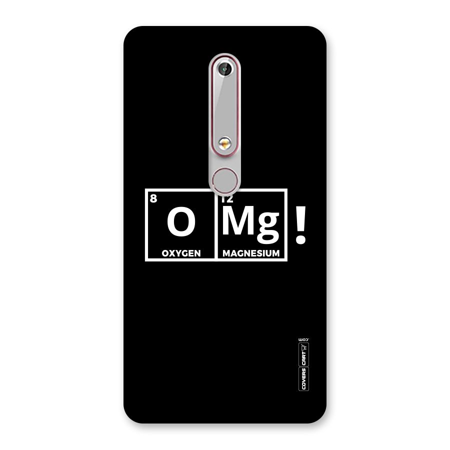 OMG Chemistry Pun Back Case for Nokia 6.1