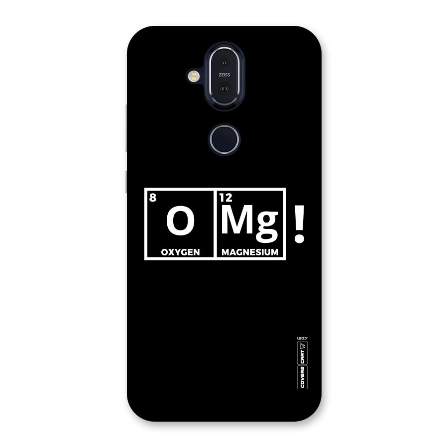 OMG Chemistry Pun Back Case for Nokia 8.1