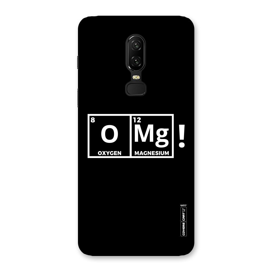 OMG Chemistry Pun Back Case for OnePlus 6