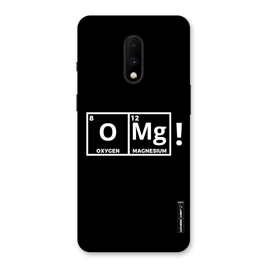 OMG Chemistry Pun Back Case for OnePlus 7