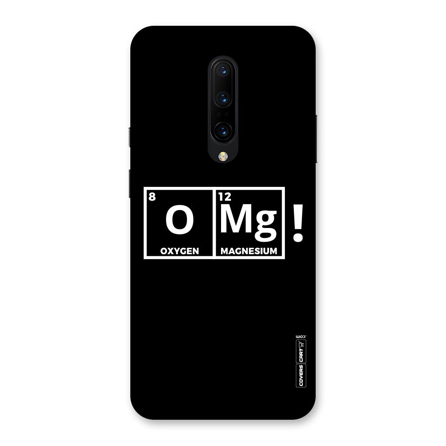 OMG Chemistry Pun Back Case for OnePlus 7 Pro
